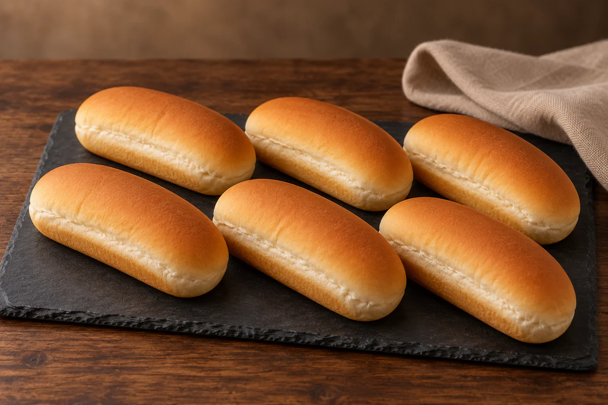Weiche Hotdog-Brötchen